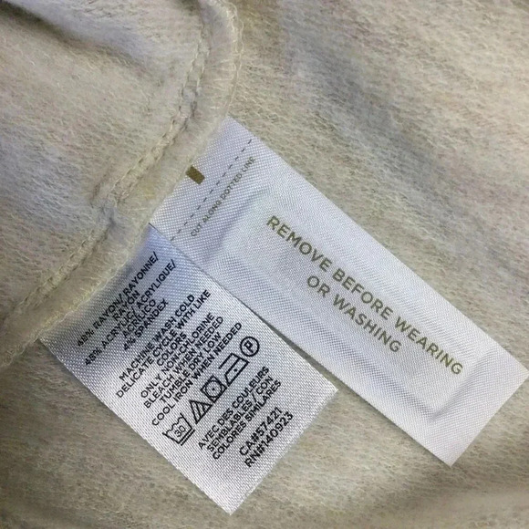 Lou & Grey Signature Soft Womens Cream V-Neckline Pullover Dress Small - Picture 4 of 8